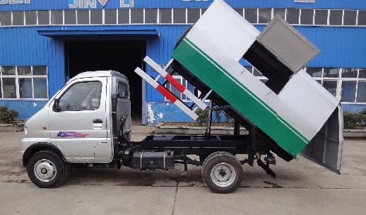 福田小型垃圾转运车自卸式垃圾车