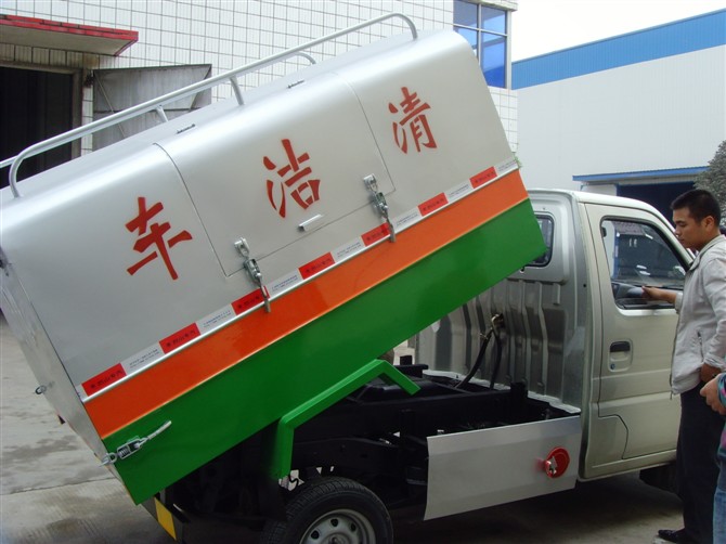 东风汽油机自卸式垃圾车